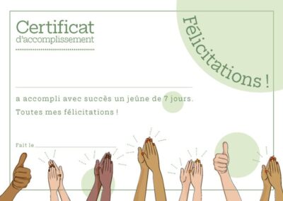 Certificat daccomplissement