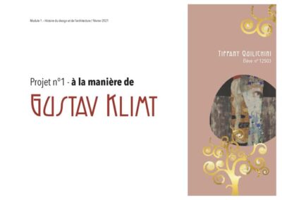 Projet no 1 A la manie re de Klimt Page 01