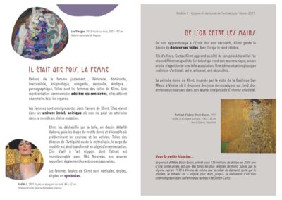 Projet no 1 A la manie re de Klimt Page 05